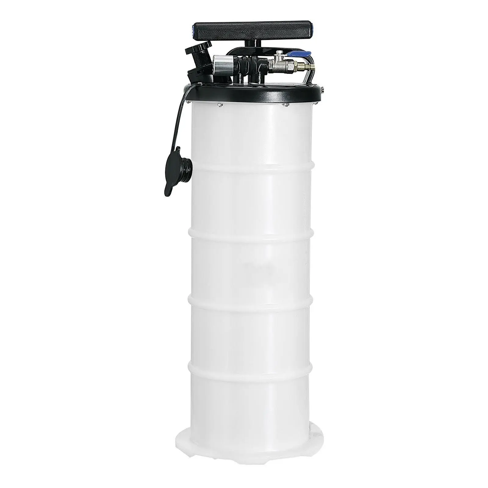 Fluid Extractor, 1.74 Gallons (6.5 Liters), Pneumatic/Manual Oil Changer Vacuum Fluid Extractor with Dipstick and Suction Hose, Oil Extractor Change Pump for Automotive Fluids Vacuum Evacuation
