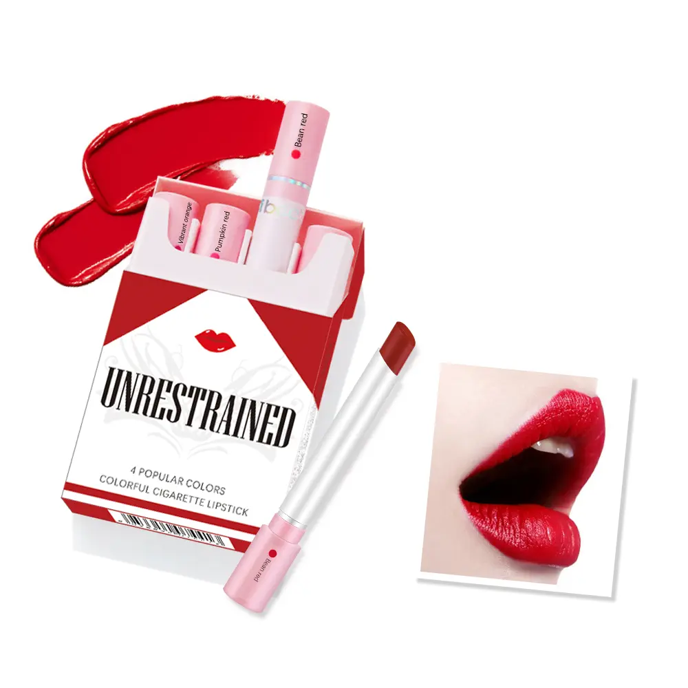 Long-Lasting Easy Coloring Lipstick, Sweat Proof Moisturizing Matte Lipstick,Lip Gloss Pigmented Lip Makeup Gift Sets,Suitable for All Occasions Lip Makeup
