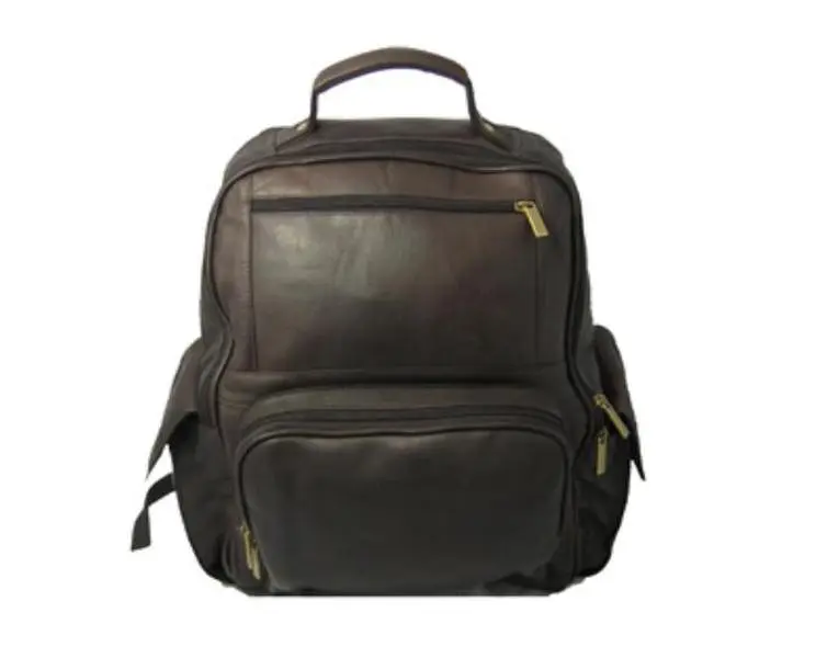 David King & Co Large Computer Backpack - Nylon Panel Office Work Bag, Multi-Functional Business Bag with Padded Compartment for Car Interior Decoration, Multi Functional Bag