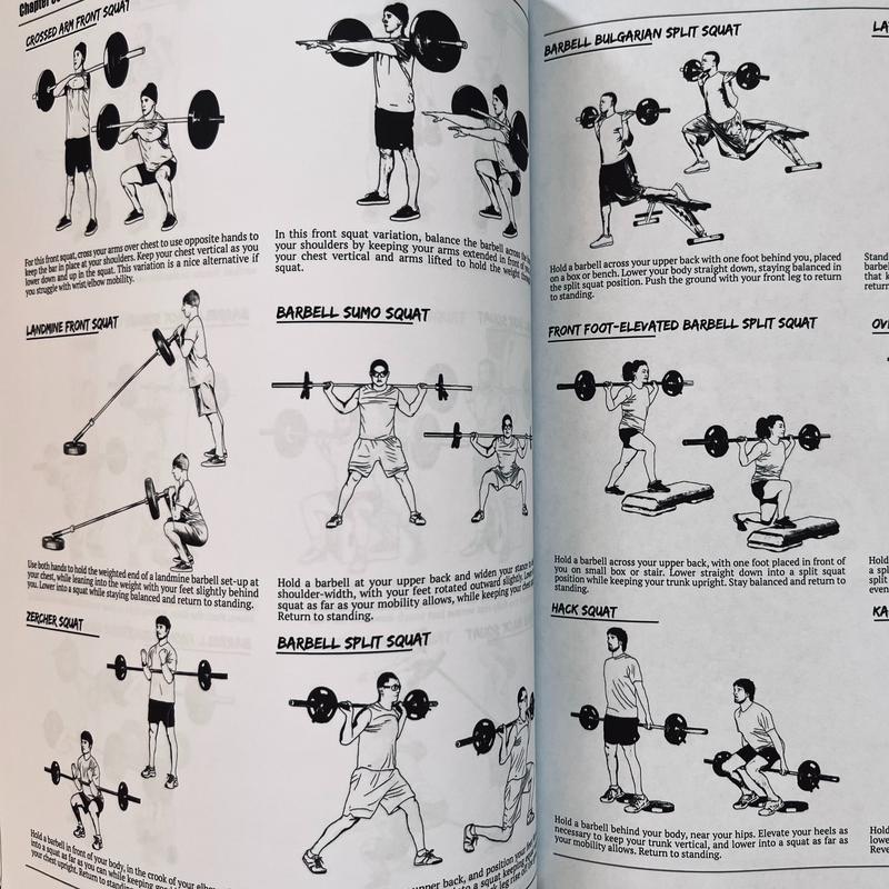 Mad Skills Exercise Encyclopedia XL: The Ultimate Guide for Strength, Bodyweight Training, and Home Fitness. 1300+ illustrations!