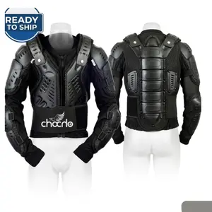 ChoCho Full Body Motorcycle Armor Vest for Men Motocross Armor Jacket with Spine Protection Shield for Dirt Bike, MTB, ATV