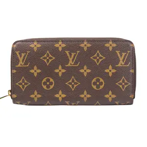 Pre-owned Louis Vuitton Coated Canvas Small Leather Goods LV Zippy Wallet Monogram L25111913