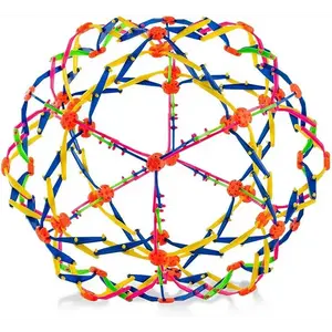 4E's Novelty Expandable Breathing Ball Sphere - Breathing Visual, Fidget Toys Expands from 6 to 12" Expanding Sphere for Kids & Adult