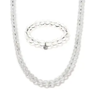 Clear Quartz Beaded Duo