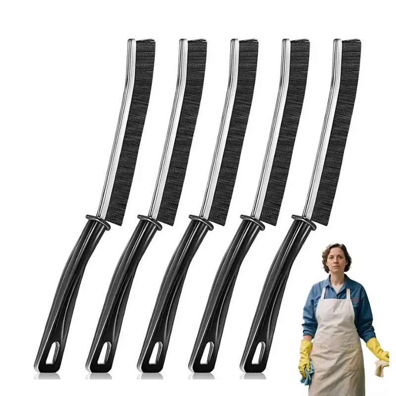5-Piece Hard Bristle Crevice Cleaning Brushes, Multifunctional DIY Tool Hand Tools for Bathroom, Kitchen Tile Gap Cleaning, Spring Home Care Supplies