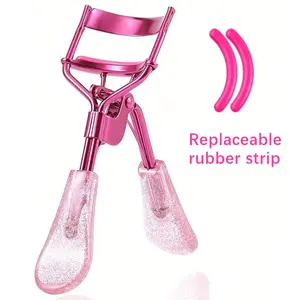 Women's Eyelash Curler + Replacement Glue Strips Set, Essential Makeup Tool Kit, Perfect Gift for Women & Girls, Enhance Your Look