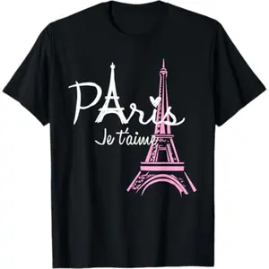 Ootd T Shirt I Love Paris Eiffel Tower France French Souvenir T-Shirt
