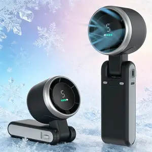 Compact Portable Handheld Turbo Fan for Refreshing Coolness in Outdoor Activities, Travel & Working