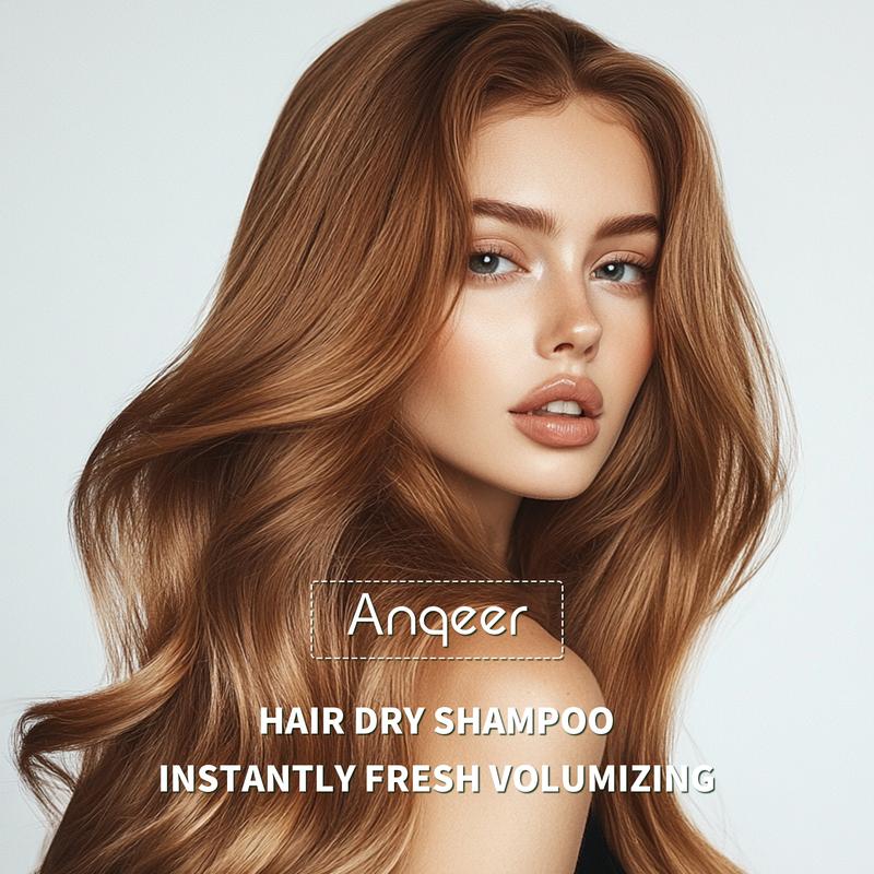 Anqeer 1 Instant Fresh Volumizing Invisible Dry Shampoo - Organic Cleansing Conditioner for Voluminous & Hydrated Hair, Absorbs Oils, Gentle Clarifying Shampoo(150ml)