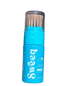 Sweeq All-Natural Sand Remover Beach Gear Essential - Compact Travel-Friendly Design for Quick Post-Beach Cleanup - Safe for All Ages - Perfect for Summer Adventures