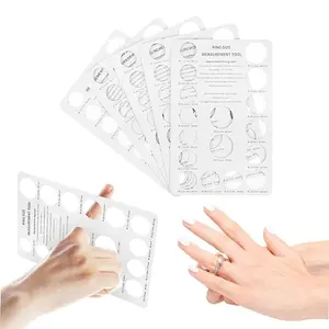 Ring Measurement Circle, Measuring Ring Gauge for Wedding Rings, Finger Size Finder Tool, Precision Jewelry Sizing Kit