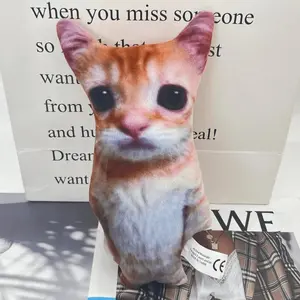 Cute Cat Plush Toy, Simulation Cat Stuffed Animal, Birthday Holiday Gift, Funny Plush Toy, Home Decoration, Gift for Kids, Adults, Gift fan