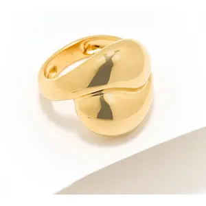 UltraFine 950 Silver Bold Interlocking Ring