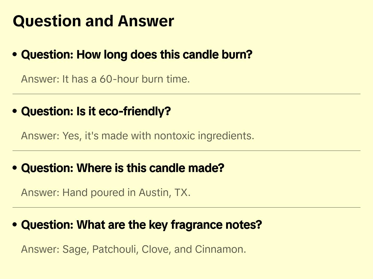 LOST & FOUND Sage, Patchouli, Cypress Candle