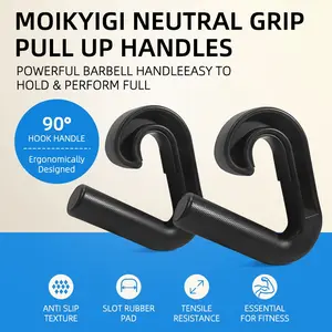 Multifunctional Pull-Up Grip Hooks, Durable Hand Grips for Gym & Home Use, Ideal for Strength Training & Fitness Exercises, Home Workout Equipment