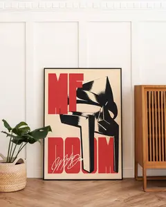 MF DOOM Album Cover Poster  Wall Decor  Music Gift  Room Decor