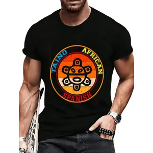 Puerto Rican Roots Graphic T-Shirt – Soft Cotton Unisex Tee Featuring Taino and Caribbean Heritage Art, Casual Fashion Top for Cultural Pride Outfits and Everyday Island Style