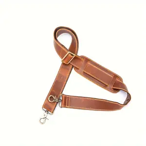 Vintage Shoulder Rest Bag Strap Men's Bag Accessories Utility Shoulder Strap Leather Bag Leather Shoulder Strap Cowhide Shoulder Strap