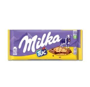Milka Tuc Cracker Chocolate 100Gr Milka Tuc Cracker Chocolate 100Gr