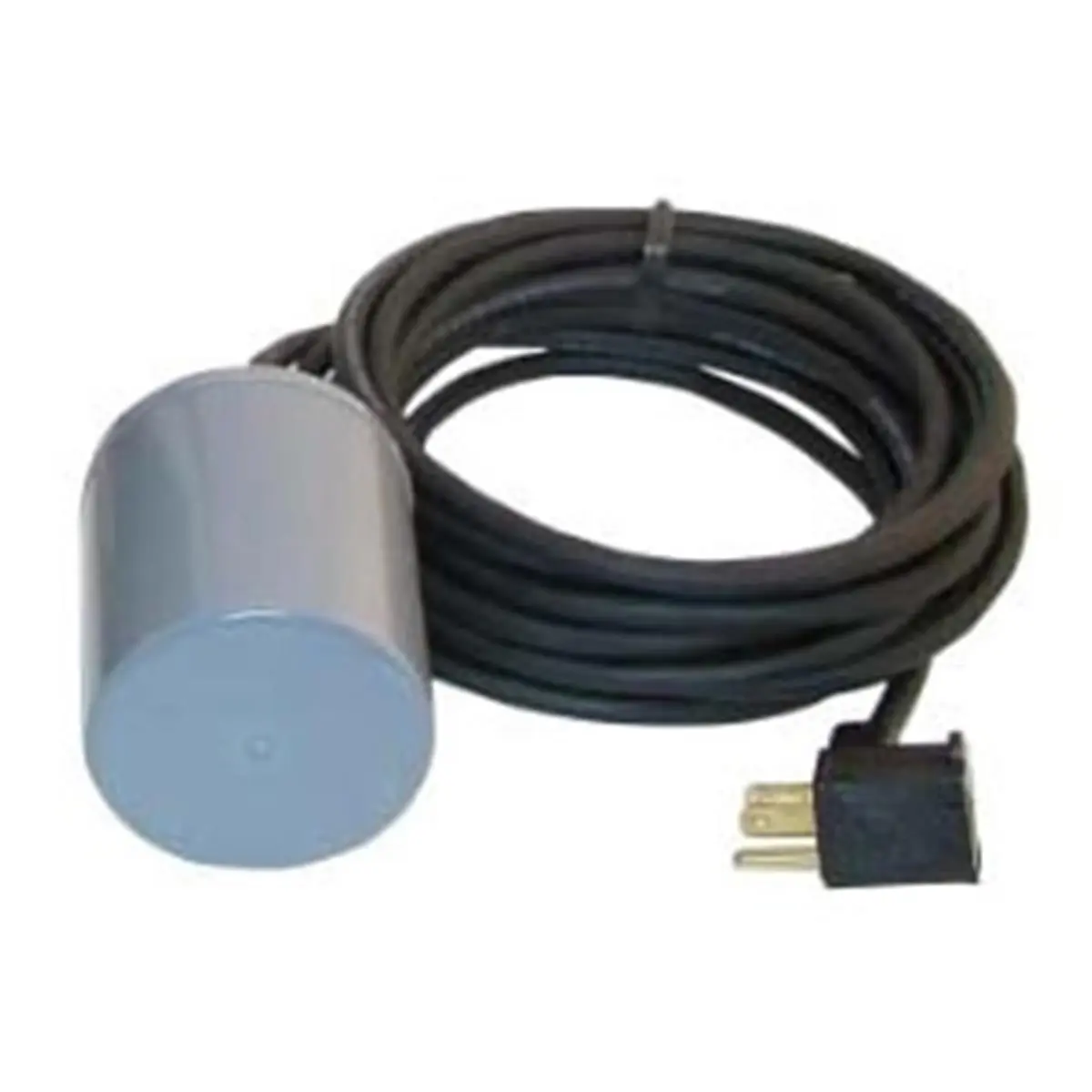 Zoeller Pump Company Vertical Piggyback Float Switch - 115V, 13A, 15ft AC Cord, PVC Float, Converts Non-Automatic to Automatic, Effluent Duty, Variable Level, Omnidirectional, Molded Plug, Simple Install, For 18in Min Diameter Basins, 8 In
