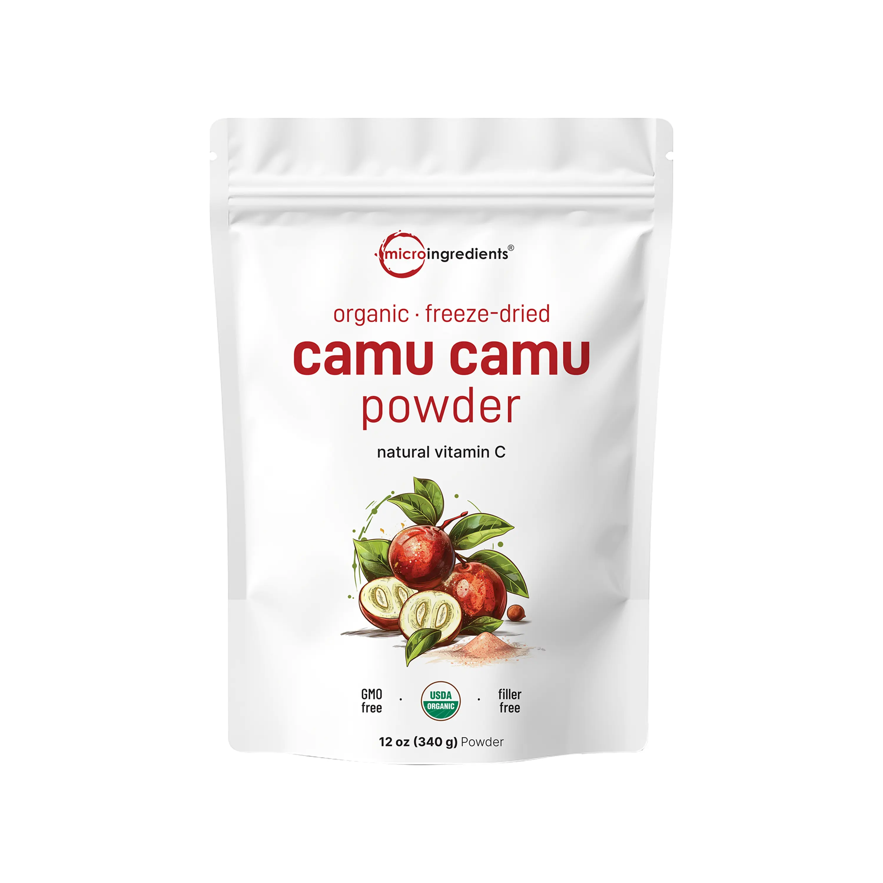 Micro Ingredients Organic Camu Camu Powder 12 Ounce Micro Ingredients Organic Camu Camu Powder 12 Ounce