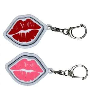 Kissing Lips Clicker Keychain Fidget Valentine's Day Couples Weddings must have toy