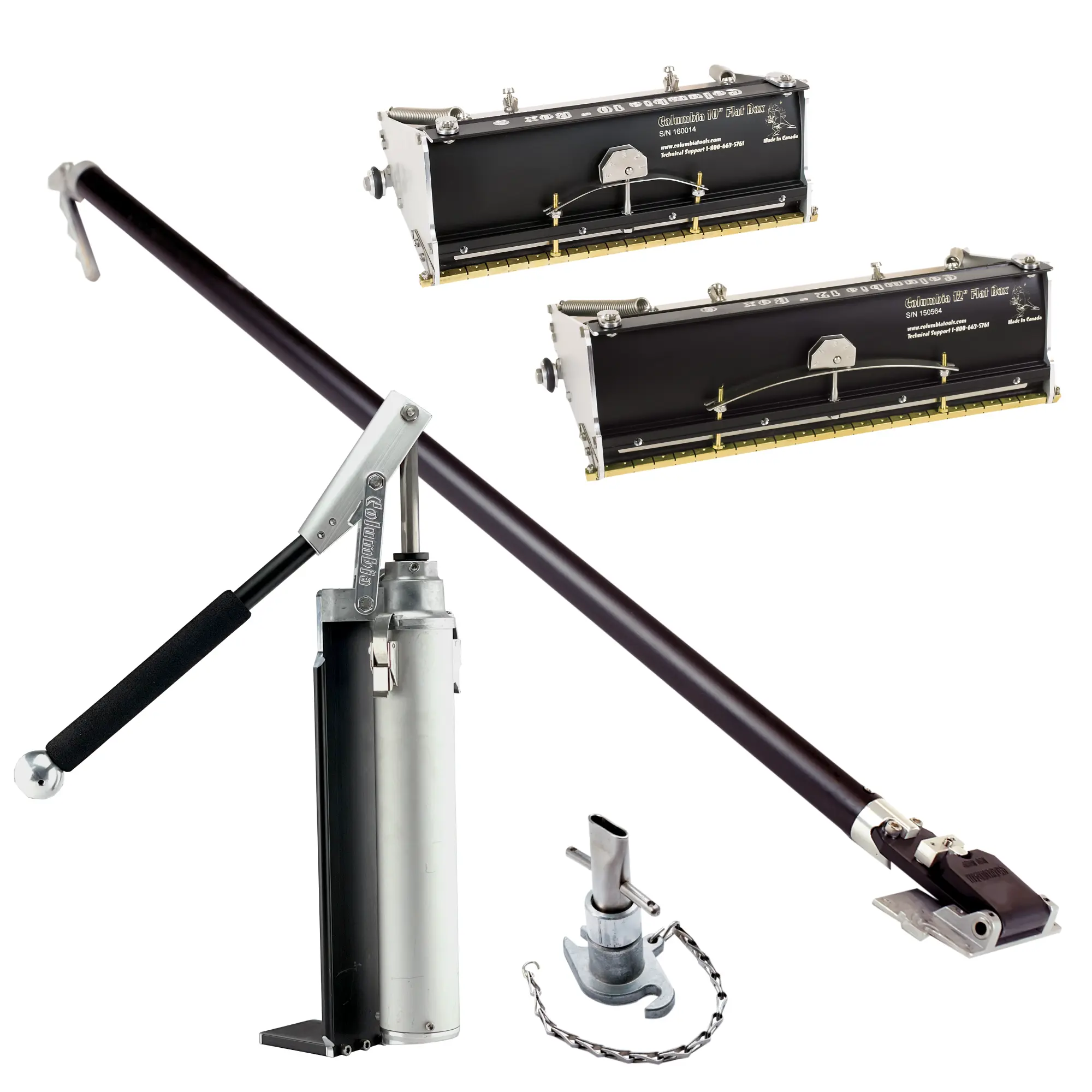 Columbia Flat Box Set | Fixed Handle | Premium Finishing Set