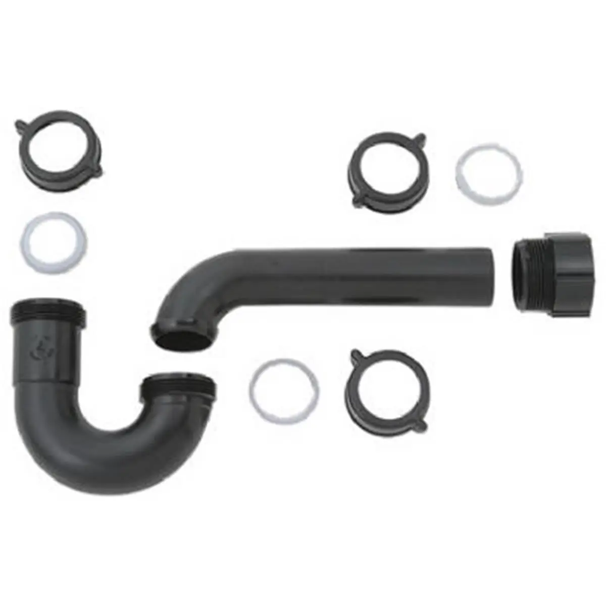 212 MAIN 1.5 in. Black Solvent Weld Master Plumber Kitchen P-Trap, Plumb Shop Div Brasscraft P Trap Kit