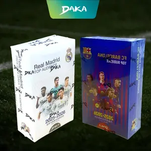 DAKA 2025-2026 Real Madrid & Barça Official Football Cards - Best Seller Collector's Set with Match Commemorative Designs Soccer Cards