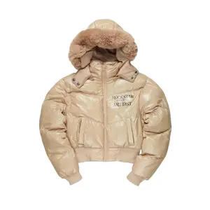 Destina Tan Puffer Jacket Destina Tan Puffer Jacket