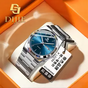 Popular foreign trade item: light luxury, fashionable, versatile wristwatch, brand new ultra-thin men's watch, waterproof, luminous quartz watch