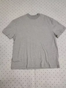 Men's Oversize Dark Gray Color Cotton t-shirt Casual Crewneck Menswear Shortsleeve for Everyday Use Comfortable Fit Versatile for Various Occasions