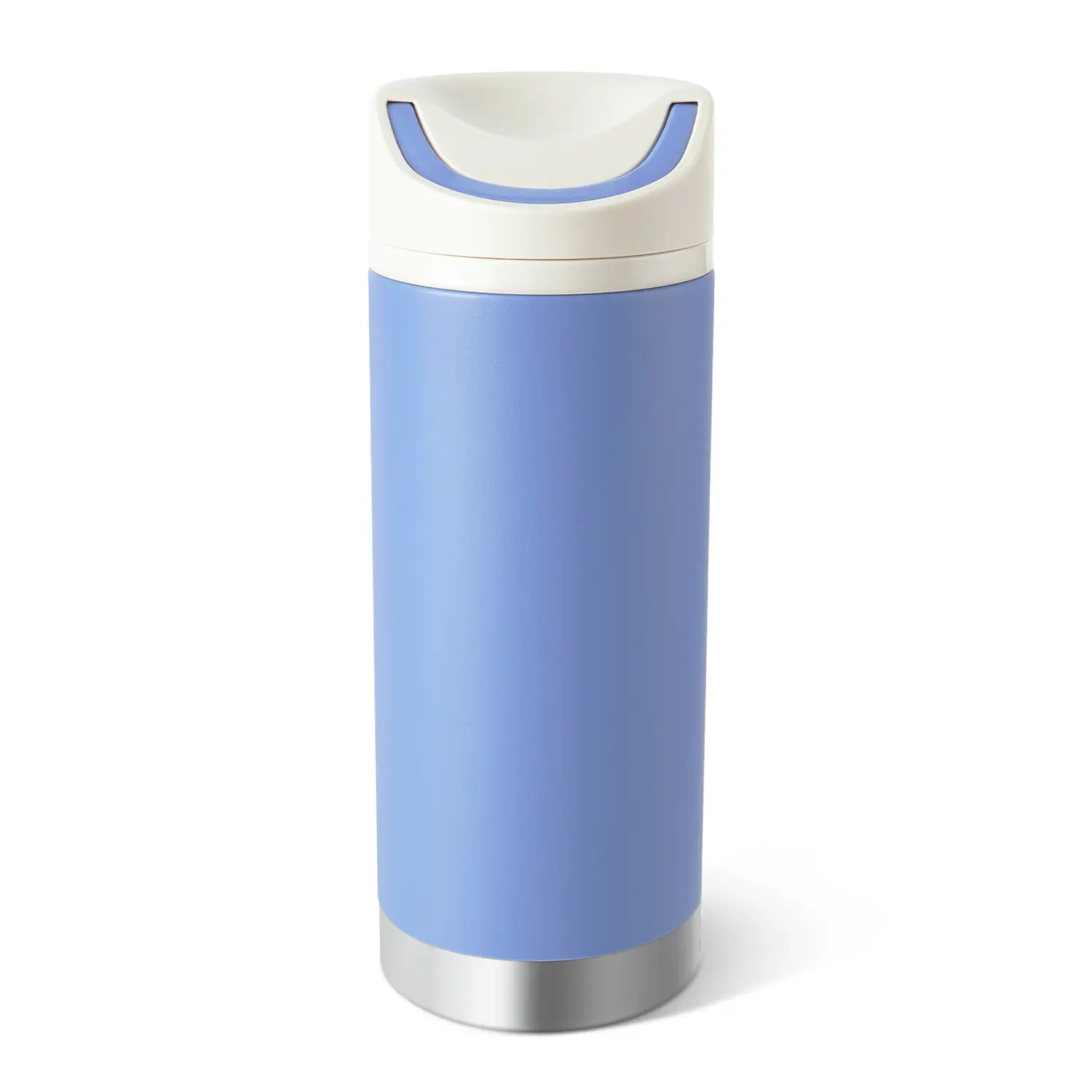 Yawbay HeatLock Ultra 16oz Slim Cylinder Stainless Steel Insulated Travel Mug, Twist-to-Sip Leak-Resistant Lid Vacuum Flask for Travel Use