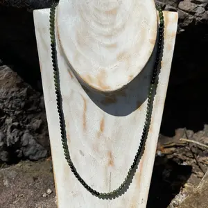 Royce Jewelry Black Onyx and Jade Sphere Beaded Necklace