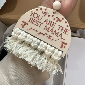 Best Mama Rear View Mirror Car Air Freshener/Hanger