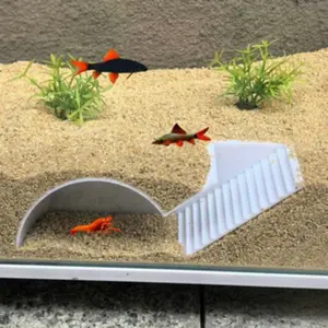 Aquarium Shelter Hideaway, Plastic Fish Hiding Cave, Aquatic Pet Habitat Decor, Suitable for Aquariums and Terraria