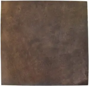 8-10 oz (3-4mm) Full Grain Leather Leather Square for Crafting, Tooling, Repair Projects (12" x 12")| Heavy Weight |  Bourbon Brown