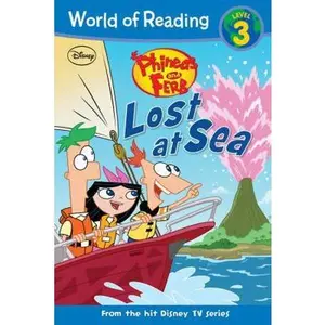 USED-Phineas and Ferb Reader #1: Lost at Sea (World of Reading, 1) by Disney Books (Paperback)