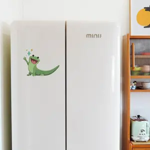 Hello Lizard Meme Magnet, Funny Reptile Fridge Decor, Strong Magnetic Sticker for Kitchen Locker Office, Daily Humor Gift for Meme Lovers Friends Coworkers