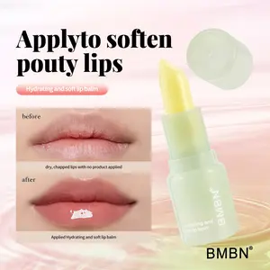 ✨2PCS BMBN Hydrating Color-Changing Lip Balm! Day & Night Lip Care, Moisturizing Tender Formula, Natural Rosy Shine, Sensitive Skin Safe, Effortlessly Get Soft Glossy Plump Lips
