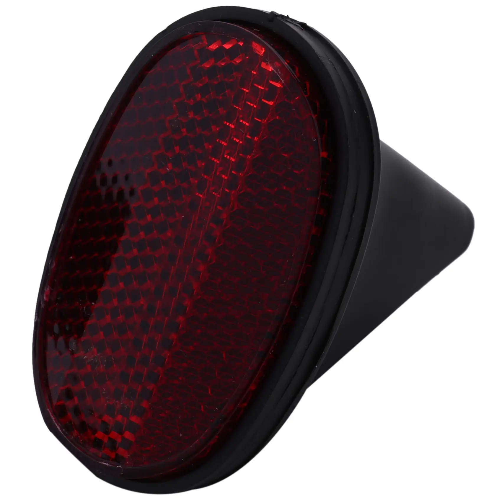 1-Piece Bicycle Rear Mudguard with 1*Rear Mudguard Oval Warning Reflector, 1*Screw, 68x63x58mm Size, Red & Black Options, Night-Use Reflective Bikes Accessory (Tools & Hardware Tool Organizers Category)