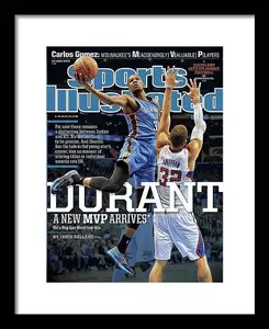 Durant A New Mvp Arrives Sports Poster Print Unframe Wall Décor