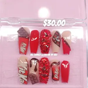Candy nail set #1 kit kat
