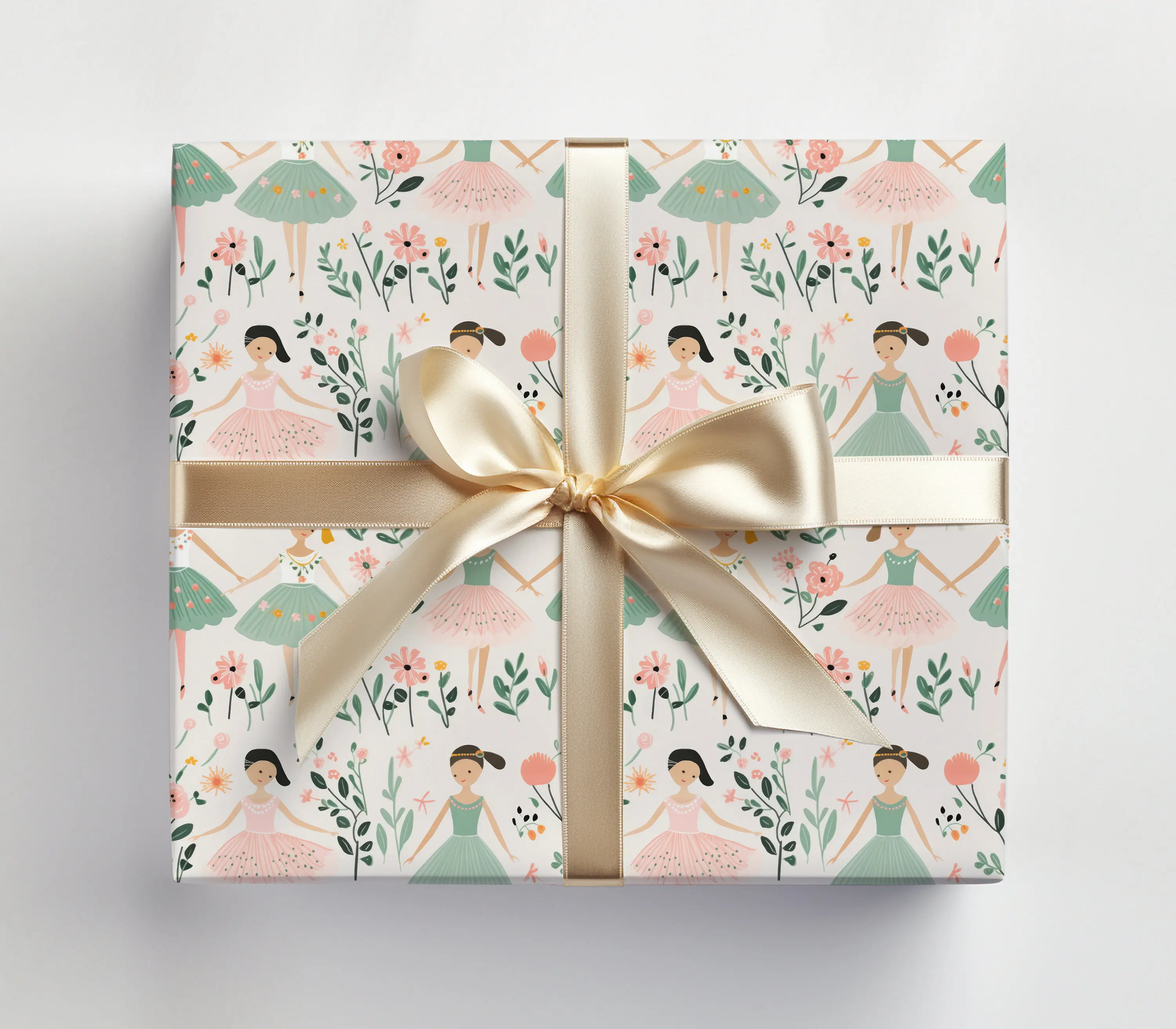 Dance Wrapping Paper Roll, Ballerina Wrapping Paper, Cute Ballet Gift Wrap, Ballerina Gift Wrap Roll, Cute Dance Gift Wrap