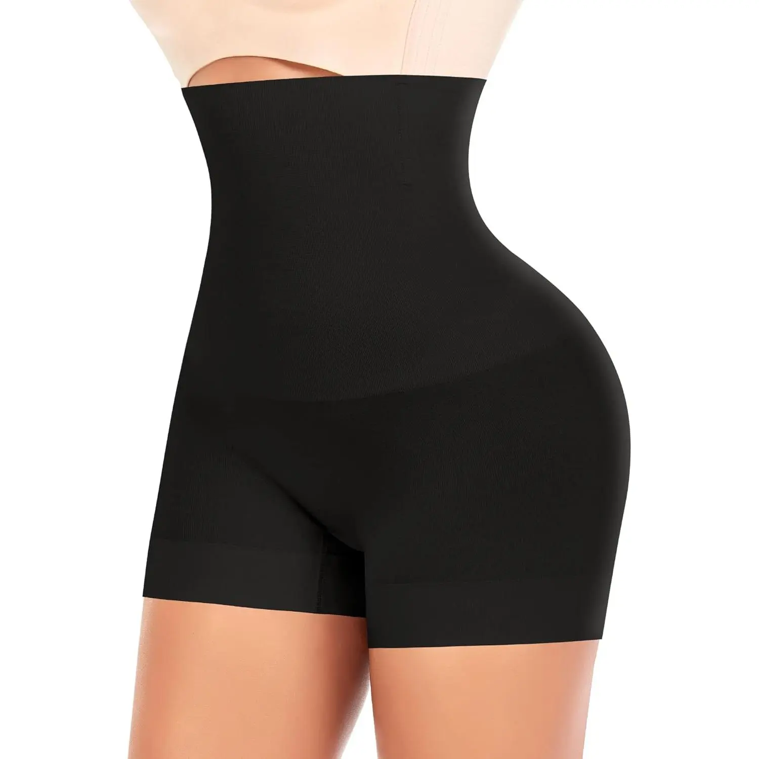 Werena Women's Seamless Shaping Boyshorts - Seamless Fit, Slip-On Shapewear for Under-Dress Wear