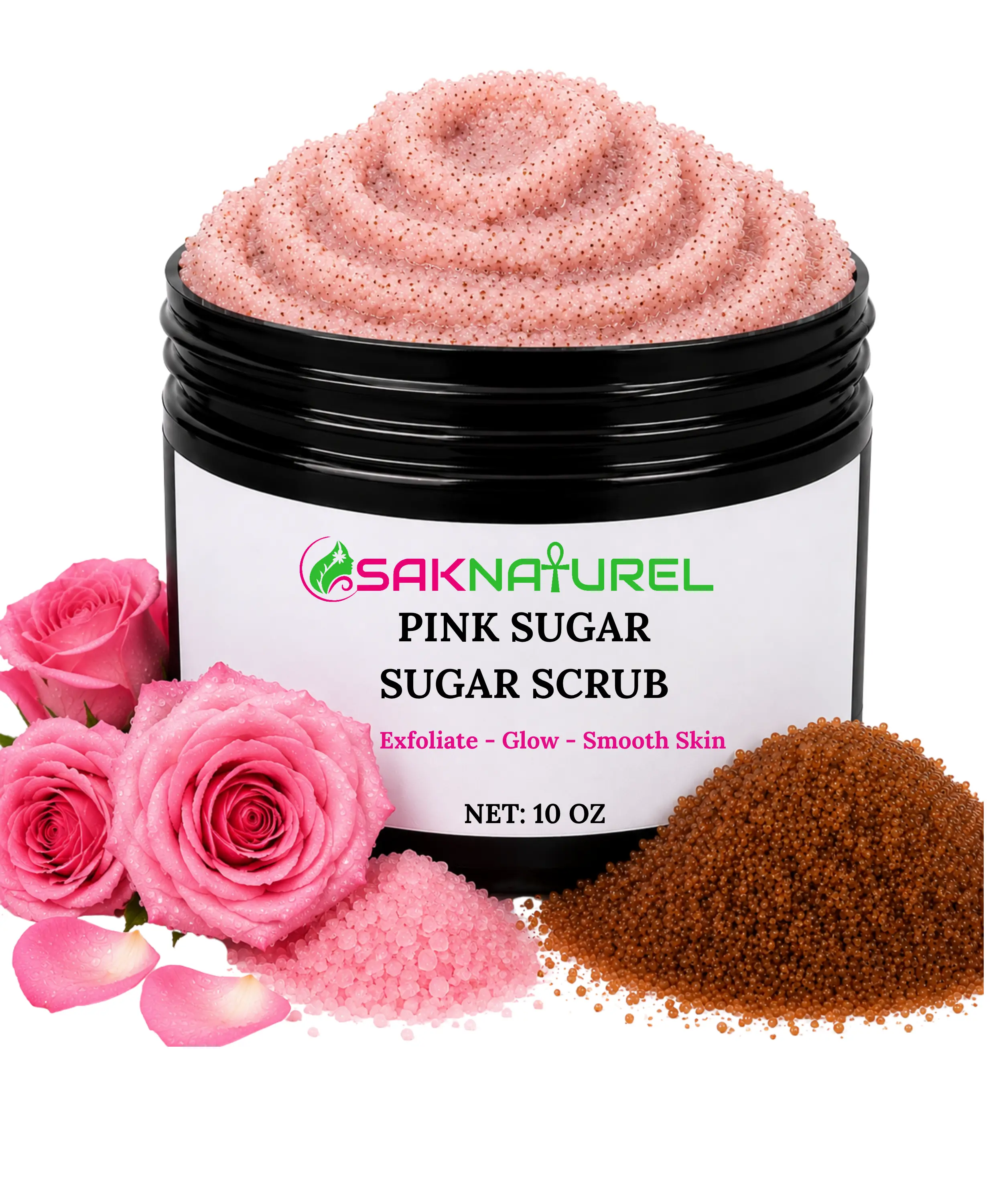 PINK SUGAR SCRUB BODY SCRUB,  Brightening Sugar Scrub for glowing Skin, Body Scrubs & peels, body scrubs, sugar scrubs, Skin exfoliater, Skin Brightening, Carrot complexion, Asosi Papaya Carrot