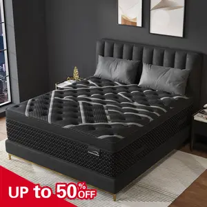 12/14 Inch Twin Full King Queen Mattress , Hybrid Mattress in a Box, Memory Foam and Individual Pocket Springs, Edge Support, Motion Isolation & Pressure Relief, Medium Firm