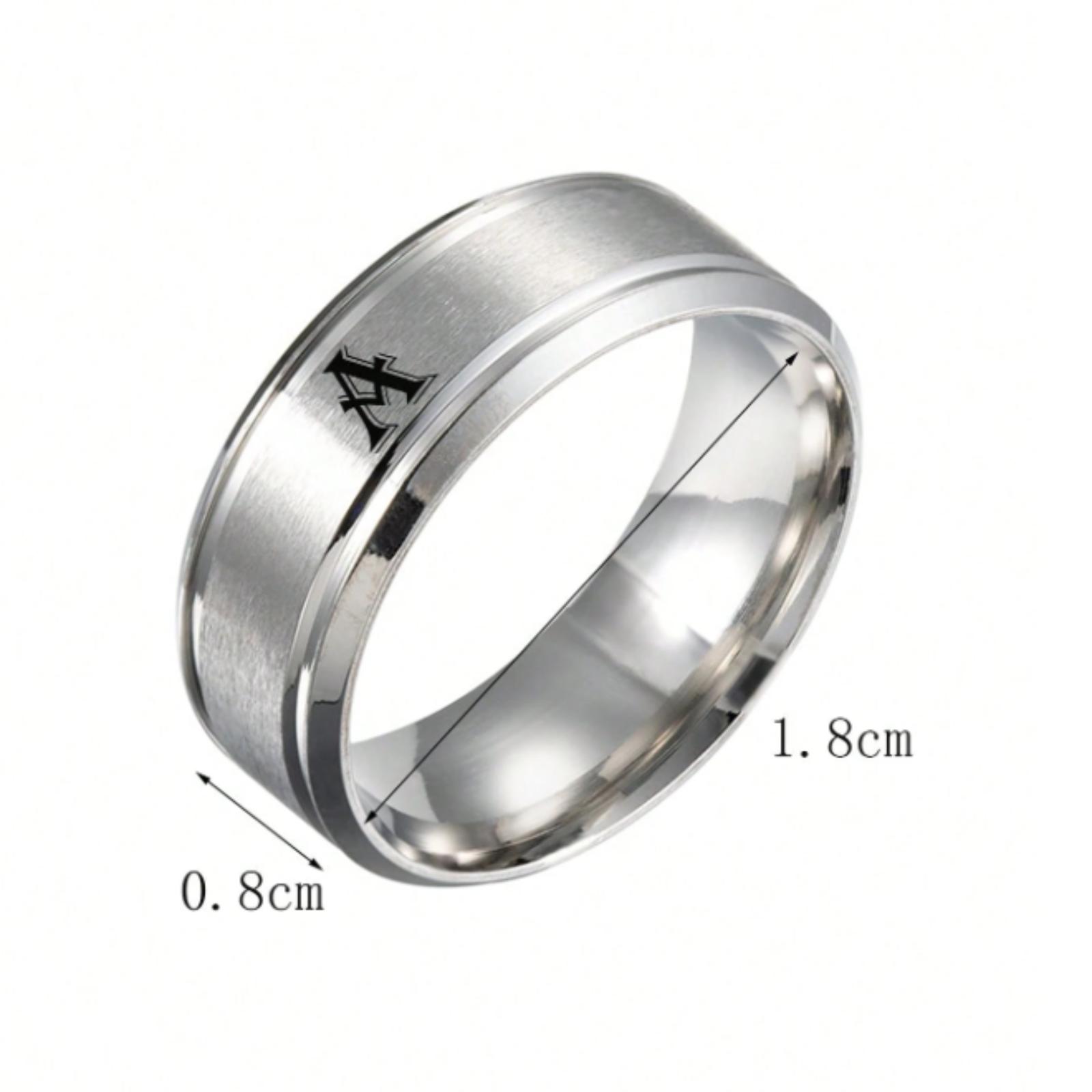 Personalized A–Z Engraved Men’s Ring – Stylish Everyday Jewelry Personalized A–Z Engraved Men’s Ring – Stylish Everyday Jewelry