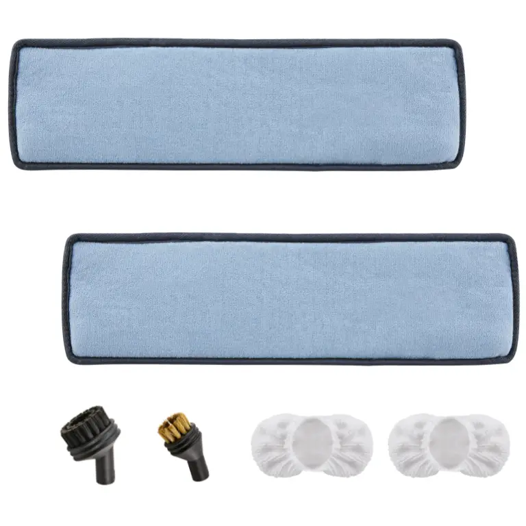 Steambot 6 accessories for steam cleaner, mop pad, brass brush,nylon brush,microfiber bonnet for multipurpose uses, Cleaning Durable Replacement Repla