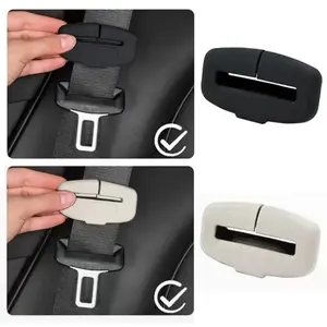 Universal Seat Belt Buckle Protection Cover Car Seat Belt Buckle Protector Cover Soft Silicone Anti-Collision Case